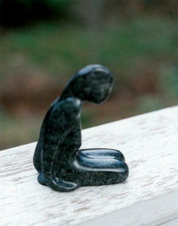 Sold: Nymph: 
Black Soapstone 
~ 5" x 4"